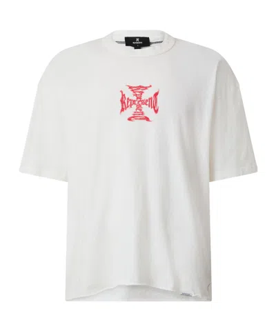 Represent Short Sleeve Crew Neck T-shirt In White