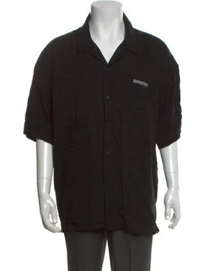 Pre-owned Represent Short Sleeve Shirt In Black