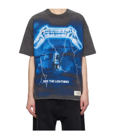 Represent Metallica Justice Ss T-shirt In Grey