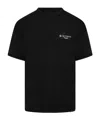Represent England Legacy Oversized Cotton T-shirt In Black