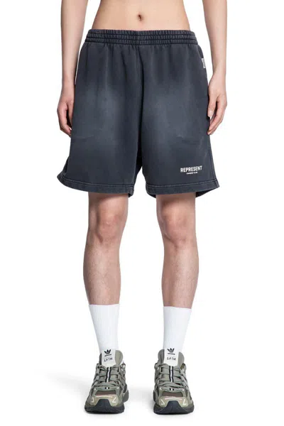 Represent Elastic Waist Shorts In Black