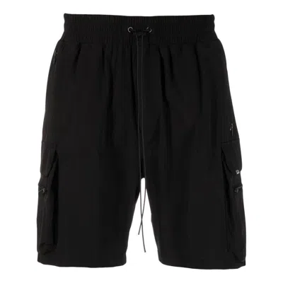 Represent Above-knee Length Cargo Shorts In Black