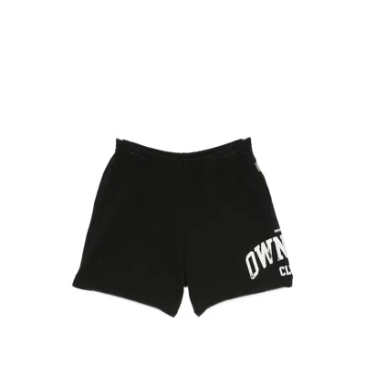 Represent Owners Logo-print Shorts In Black