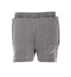 Represent Elasticized Logo Shorts In Gray