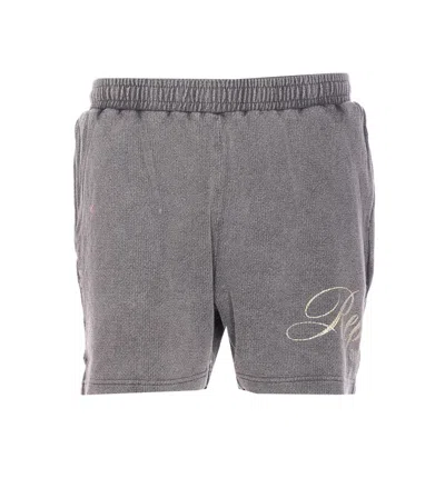Represent Elasticized Logo Shorts In Gray