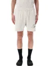 Represent Owners Club Script Shorts Side Pockets In Gray