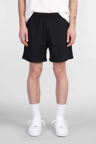 REPRESENT SHORTS IN BLACK COTTON
