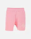 Represent Club Owners Mesh Texture Pink Shorts In Pink