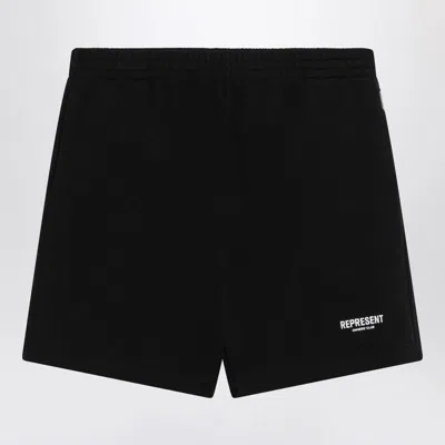 Represent Shorts With Logo In Black