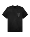 Represent Logo-print Dropped-shoulder T-shirt In Black