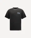 Represent Logo-embroidered Cotton T-shirt In Multi
