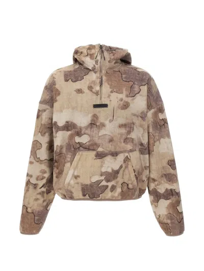 Represent Shuttle Camouflage-print Hoodie In Brown