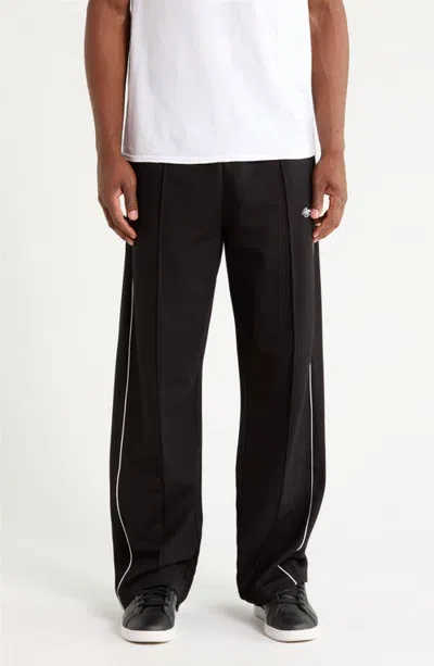 Represent Side Stripe Straight Leg Track Pants In Black
