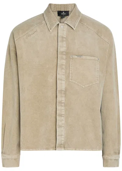 Represent Sierra Corduroy Overshirt In Brown