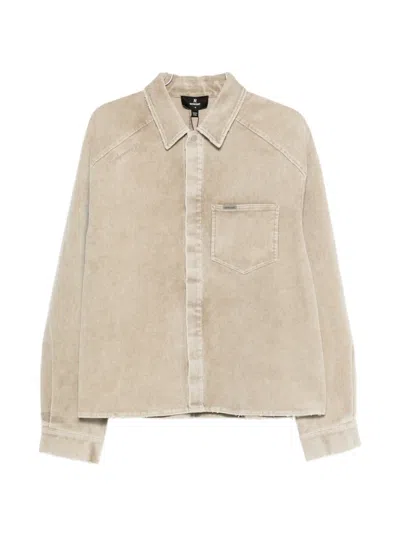 Represent Sierra Patch-pocket Shirt In Neutral