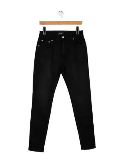 Pre-owned Represent Skinny Jeans In Black