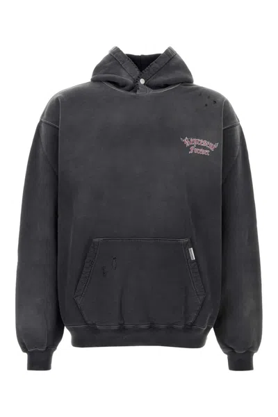 Represent Slate Cotton Sweatshirt In Gray