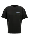 Represent Slate Cotton T-shirt In Black