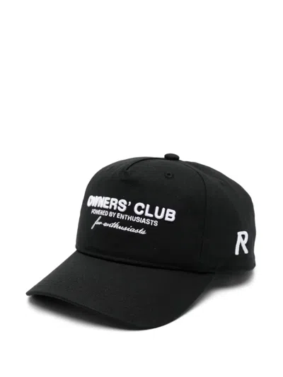 Represent Slogan-embroidered Cap In Black