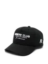 Represent Slogan-embroidered Cap In Black
