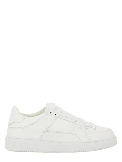 Represent White Leather Apex Tonal Trainers