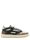 Represent Man Sneakers Khaki Size 7 Soft Leather In Multicolour
