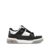 Represent Leather Low-top Sneakers In Black