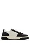 Represent Initial Leather Low-top Sneakers In Black