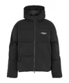 Represent Solid Color Down Jacket In Black