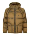 Represent Solid Color Down Jacket In Brown