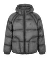 Represent Solid Color Down Jacket In Gray