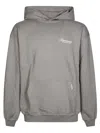 Represent Spacious Hoodie With Contrasting Graphic In Gray