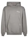 Represent Spacious Hoodie With Contrasting Graphic In Gray