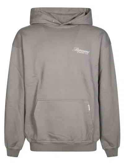 REPRESENT SPACIOUS HOODIE WITH CONTRASTING GRAPHIC