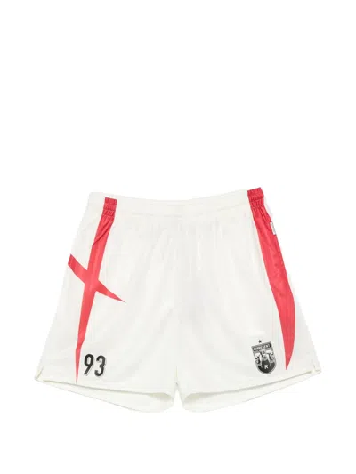 Represent Spike Logo-patch Panelled Shorts In Multi