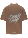 Represent Stampaint Graphic T-shirt In Dusty Brown