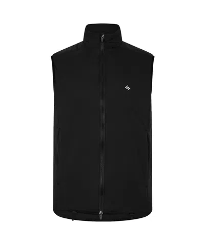Represent Stand-up Collar Vest In Black