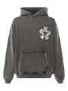 Represent Initial Star Cotton Sweatshirt In Animal Print