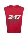 Represent Star-print Vest In Red