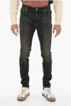 REPRESENT STONEWASHED-EFFECT SKINNY FIT ESSENTIAL JEANS 14,5CM