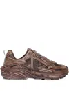 Represent Storm Runner Mesh-overlay Sneakers In Brown