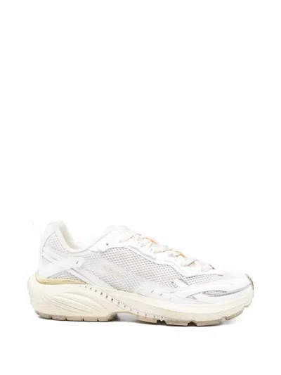 Represent Storm-torn Mesh Panelled Sneakers In White