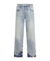Represent Jeans With Belt Loops In Gray