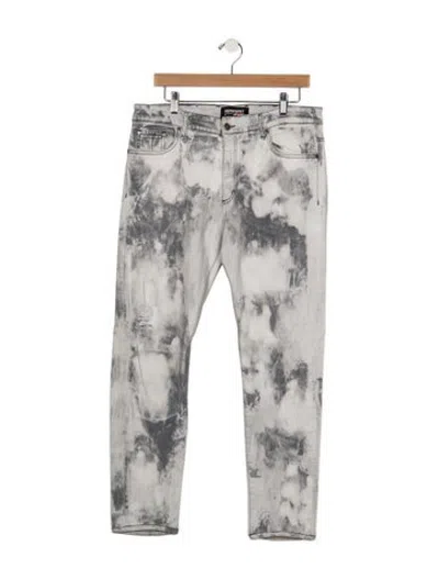 Pre-owned Represent Straight-leg Jeans In Grey