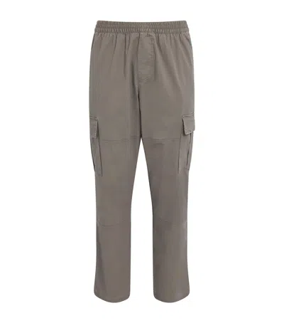Represent Stretch-cotton Cargo Trousers In Brown