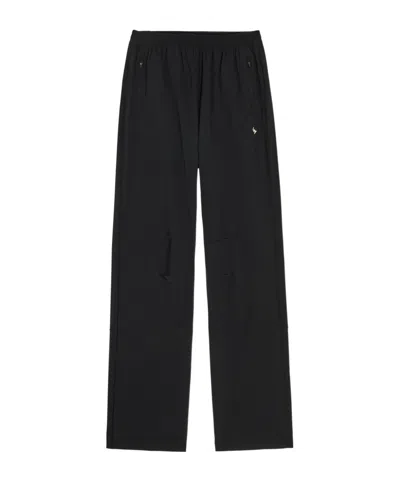 Represent Stretch-nylon Track Pants In Black
