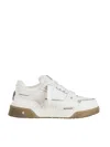 Represent White Solid Studio Sneakers In White