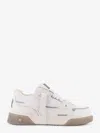 Represent Mens White/oth Studio Panelled Leather Mid-top Trainers Eur 43.5 / 9.5 Uk In White