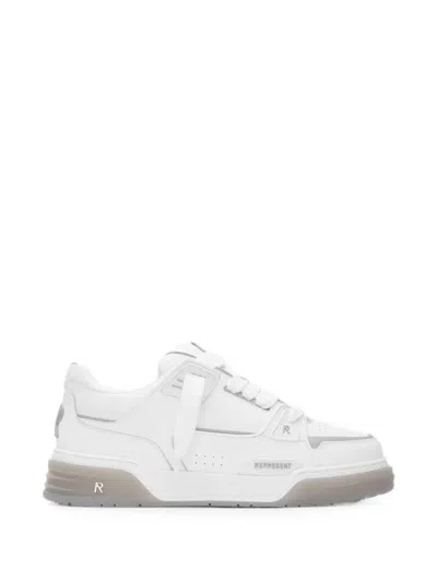 Represent Studio Leather Gradient Sole Sneakers In Multi