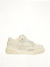 Represent Studio Leather Sneakers In Multi